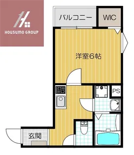 REGIES八尾駅前【2階】の間取り