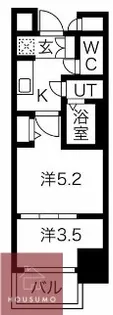 MJC大阪リベルテ【4階】の間取り