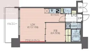 プレジオ森之宮【2階】の間取り
