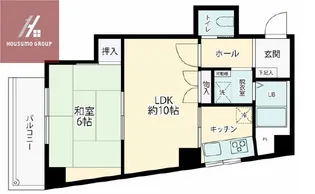 ボングービル【10階】の間取り