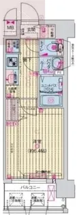 プレサンス森ノ宮THEゲート【6階】の間取り
