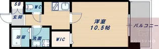 TMK江坂【6階】の間取り
