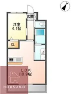ラ・ジュネスSenri【2階】の間取り