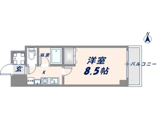 ロータリー今里【7階】の間取り