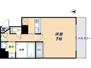 カーサエスパシオ【301号室】の間取り