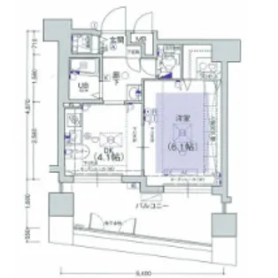 エステムコート新大阪Ⅲステーションプラザ【11階】の間取り