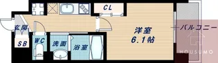 Luxe新大阪西【4階】の間取り
