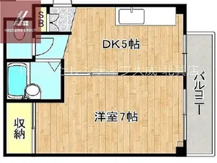 ハイツヤグルマ【205号室】の間取り