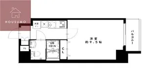 jino平野【602号室】の間取り