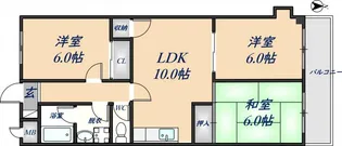 グランメゾン【203号室】の間取り