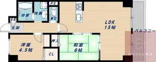 北大阪ハイツ【302号室】の間取り