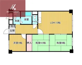 鴻池日光ハイツ【903号室】の間取り