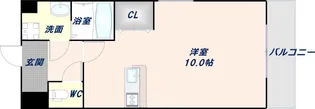 VEGA玉造【3階】の間取り