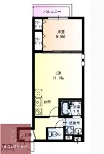 フジパレス服部西町Ⅱ番館 【305号室】の間取り