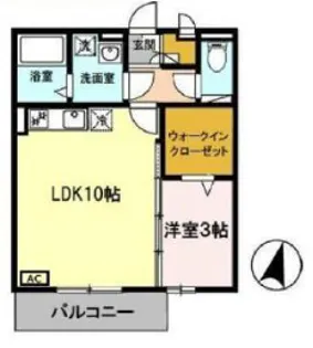 エルフィール【2階】の間取り