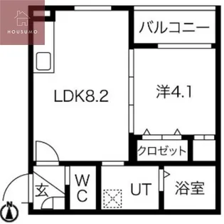 DOAHN 正覚寺【1階】の間取り