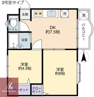 ハイツマドレー【4階】の間取り