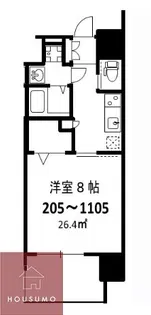 フォレストグレイス城東中央Ⅱ【5階】の間取り