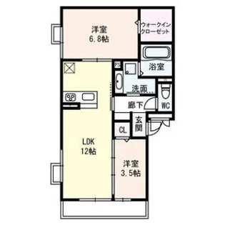 プロスペリタ【301号室】の間取り