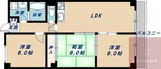 ホステリア【6階】の間取り
