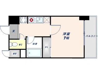 シティーヴェローナ【307号室】の間取り