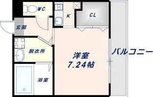 カインド高井田【4階】の間取り