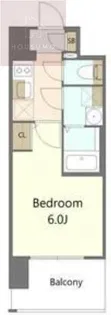 インザライフ大阪EAST RESIDENCE【5階】の間取り