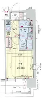 プレサンス玉造駅前【307号室】の間取り