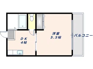 エルドムス陽光一番館【301号室】の間取り