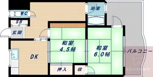 永田マンション【2階】の間取り