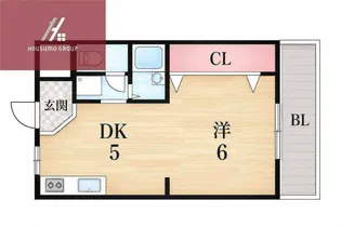マンションヨコタ2号館【4階】の間取り