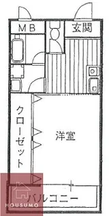 フォレスト北野【4階】の間取り