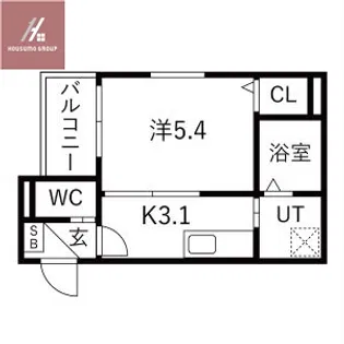 F Scemando SEAM【2階】の間取り
