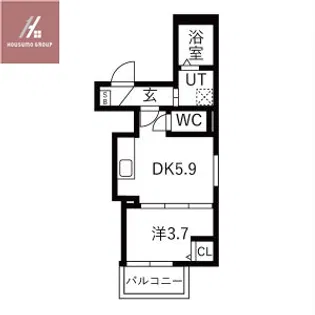 F Scemando SEAM【2階】の間取り