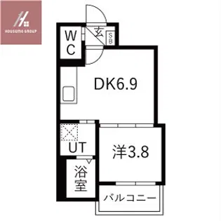 F Scemando SEAM【3階】の間取り