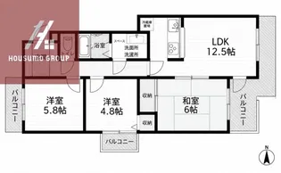 ピカソ平野【5階】の間取り
