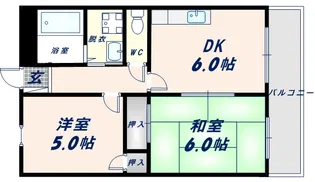 今里タワーズ【301号室】の間取り