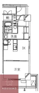 サンノーブルYAMAMOTO【9階】の間取り