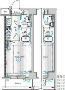 フュージョナル東墨田【2階】の間取り