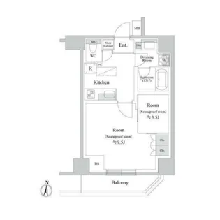 TRACK両国【4階】の間取り