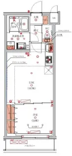 ハーモニーレジデンス東京八広ザ・スプレッド【2階】の間取り