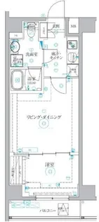 ベルシードアルファ押上イースト【305号室】の間取り
