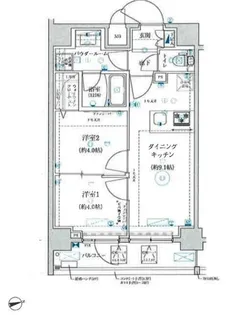 ベルシード墨田【8階】の間取り