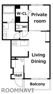 ブランボヌール【1階】の間取り