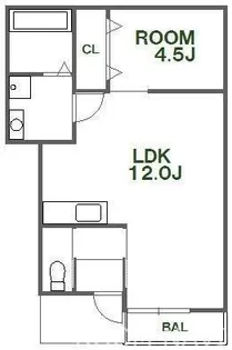 DOIS・LEAO B【1階】の間取り