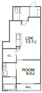 Novo Leao【1階】の間取り