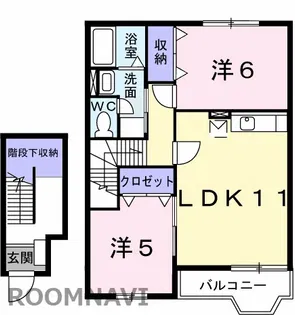 ファーイースト【203号室】の間取り