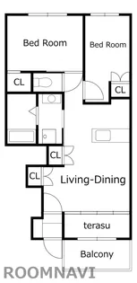 スタテラⅡ北島【1階】の間取り
