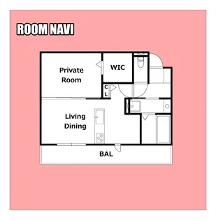 ハコマルシェ【1階】の間取り