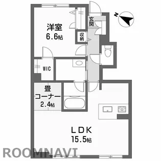 シャーメゾンガーデン松茂 C棟【1階】の間取り